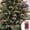 Multicolor#2, variant on QAZbgdl 12Pcs Christmas Bows for Gift Wrapping Tree Decorations Holiday Party Supplies Pre-Tied Fray-Proof Plastic Bows with Gold Printed Patterns for Wreaths Backdrops Festive Home Decor