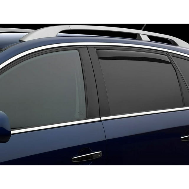 Fits 2018-2023 Toyota Camry Weathertech Rainguard 81882 Aerodynamic Design; In-Channel; Dark Smoke; Acrylic; Set of 2