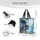 thumbnail image 3 of Fotbe Fantasy Treehouse Planet Scene Bolsa Tote con Estampado para Mujer, Bolsos con Cremallera, Bolsa de Hombro Casual de Gran Capacidad con Bolsillos Internos, 3 of 7