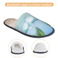 thumbnail image 3 of Fotbe Starfish in Beach Pantuflas Peludas para Mujer con Estampado, Zapatillas de Peluche, Zapatos de Invierno para Casa, Uso Interior y Exterior-Large, 3 of 8