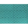 thumbnail image 1 of Ahgly Company Indoor Rectangle Solid Turquoise Blue Modern Area Rugs, 8' x 10', 1 of 4