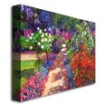thumbnail image 3 of Trademark Art "Romantic Garden Walk" Canvas Wall Art by David Lloyd Glover, 3 of 3