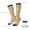 thumbnail image 5 of Bingfone Compression Socks for Women and Men Long Socks for Running Athletic Cycling Nurse-Retro Geometry, 5 of 8