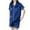Blue, variant on Wyongtao Women's Silk Pajamas Short Sleeve Sleepwear Soft Satin Button Down Loungewear 2 Piece Pjs Shorts Set,Purple L