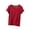 Burgundy, variant on Womens Tee Modal Scoop Neck Basic Casual Short Sleeve Solid Color Soft Comfy Fitted Top