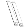 thumbnail image 1 of Luces para Debajo del Gabinete, 64 LED Recargables con Sensor de Movimiento para Interiores, Paquete de 2 Luces Magnéticas Regulables para Armario de 25 cm., 1 of 7