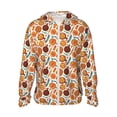 thumbnail image 1 of Disketp Pizza Chaude Fraîche pour Hommes Protection Solaire Chandail à Capuchon Performance Manches Longues Pêche Extérieur Léger-Grand, 1 of 7