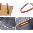 thumbnail image 6 of Kukuzhu Straw Beach Bags Tote Tassels Bag Hobo Summer Handwoven Shoulder Bags Purse With Pom Poms, 6 of 6