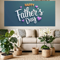 thumbnail image 5 of Decorative Design Happy Father's Day Banner Heart Accents Celebration Decoration for Father's Day Party Event Decoration Home, 5 of 7
