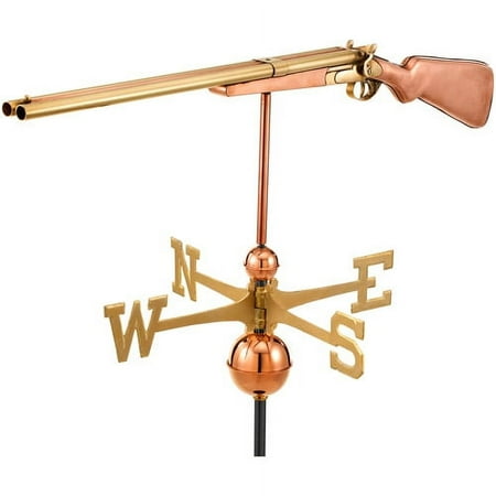 Good Directions Shotgun Weathervane, Pure Copper - 44"L