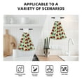 thumbnail image 4 of Sikiie Red Ladybugs And Leaf Hand Towel with Loop Hanging Towel Absorbent Tie Towels for Kitchen Tea Bar Bathroom Decor, 4 of 7