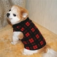 thumbnail image 6 of STGRGFHY Pet Dogs Fleece Sweater Puppy Winter Vest Coat Warm Jacket for Small Dogs,Pet Dog Cat Villus Warm Vest Puppy Doggy Apparel Clothing,Red stripes XXXL, 6 of 9