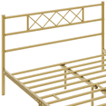 thumbnail image 3 of Renwick Journee x-Design Metal Platform Full Bed, Antique Gold, 3 of 9