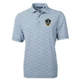thumbnail image 2 of Men's Cutter & Buck Navy LA Galaxy DryTec Virtue Eco Pique Botanical Print Recycled Polo, 2 of 3