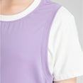 thumbnail image 7 of zbxnLI Girls Athletic Shirts Summer Short Sleeve T-Shirts Breathable Running Workout Yoga Activewear Tops, 7 of 7