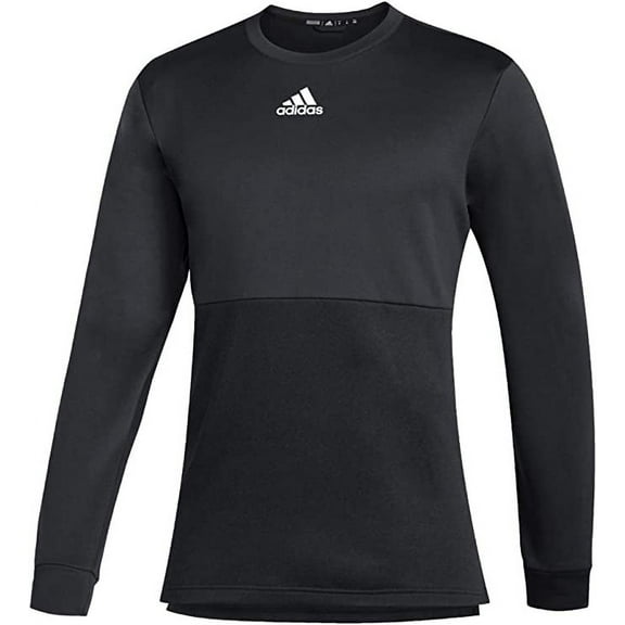 FQ0005 Adidas Team Issue Crew Top Mens Black/White XL