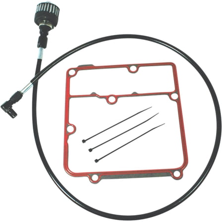 Feuling Black Oil Tank Breather Kit (3071)