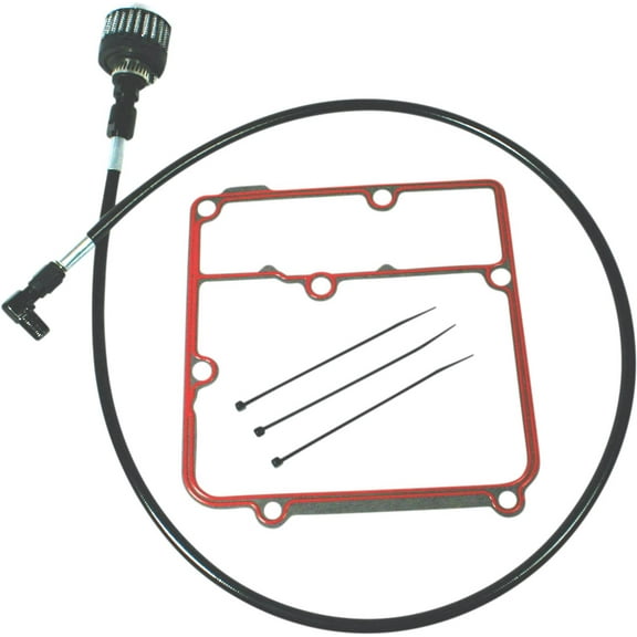 Feuling Black Oil Tank Breather Kit (3071)