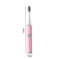 thumbnail image 3 of Xihbxyly Cepillo de Dientes Eléctrico, Vibración Silenciosa, Resistente Al Agua Ipx7, 5 Modos de Limpieza, Recargable Por Usb, Portátil, Incluye 4 Cabezales, Limpieza Suave y Eficaz, 19,5 X 8 X 2,7 C, 3 of 7