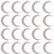 thumbnail image 1 of 1 caja de 50 dijes conectores de luna, dije de luna creciente plateada, conectores de bruja de aleación, dije de enlace lunar celestial retro, 1 of 6