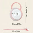 thumbnail image 3 of Piwvid Pacifier Box Portable Holder Travel Pacifier Holder Case Pacifier Case for Storage Pacifier Container Pacifier Holder Case for Travel Portable Case, 10.50x7.50x5.00cm, Light Yellow, 3 of 9