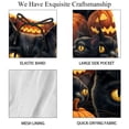 thumbnail image 4 of luoweisi Men's Beach Shorts Quick Dry Swim Trunks with Mesh Lining Halloween Black Cat XL, 4 of 5