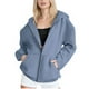 thumbnail image 3 of Pantalones deportivos de pierna ancha,Sudadera con capucha de polar para mujer, jersey de manga larga con cremallera y bolsillo, tejido de poliéster suave, ropa informal para el hogar, sopatenor, 3 of 8