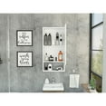 thumbnail image 3 of TUHOME Mariana Mirrored Medicine Cabinet In White - Engineered Wood, 3 of 9