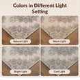 thumbnail image 7 of Design&I 2'x3' Washable Doormat Ultra-Thin & Non-Slip Skid-Resistant Faded Neutral Field Interlocking Motifs Decorative Border Vintage for Entryway, Indoor, 7 of 7