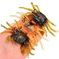 thumbnail image 3 of 6pcs Cranka Crab Lure Bait 3D Simulated Soft with Double Hooks for Fishing Accessories Tools, 3 of 5