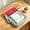 H, variant on Neatly Organized on Clearance - File Bag Student Tote Bag L-shaped Open Book Bag Junior High School Student Specific Subject Classification Bag Data Bag