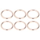 thumbnail image 4 of Anillos Para Manualidades, Amplia Aplicación Textura Exquisita Hierro De Primera Anillos De Metal De 4x32 Mm Resistentes Y Duraderos Para Bolsa Para Ropa Para Mochila, 4 of 7