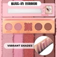 thumbnail image 5 of Profusion Cosmetics Blooming Hues 5 Shade Palette, Highly Pigmented Multi-Finish Eyeshadow with Matte & Shimmer Finish, Blendable Travel-Friendly Makeup Kit, Peaceful Peony, 5 of 7