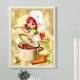 thumbnail image 2 of (K1789) Serie Personajes Cocinera Llena Diamantes Resina 30*40CM, 2 of 9
