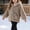 Coffee, variant on Kids Sherpa Fleece Jacket Hooded Zip-Up Plush Winter Coat Pink 1-2 Years