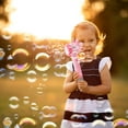 thumbnail image 4 of Máquina de burbujas de agua de 90 ml para niños, juguete de jirafa de 10 agujeros, totalmente automática, de mano, para verano y exteriores., 4 of 6