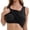Black, variant on Womens Tank Tops with One-Piece No Underwire Built in Bras Cute Lace Trim Scoop Neck Sleeveless Ribbing Basic Top Soft Comfort Wide Straps Solid Color Summer Casual Camisole Grey XXL