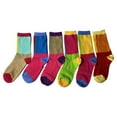 thumbnail image 1 of Women Fashion Funny Crew Novelty Casual Socks 6 Pairs Bundle, Square,sizes from US 5-9, 1 of 1