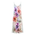 thumbnail image 4 of Aofany Women's Sleeveless Suspenders Dresses Fashion Printing Camis Dress Summer Casual Vacation Dress on Clearance, 4 of 4
