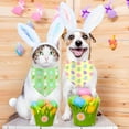 thumbnail image 3 of Easter Dog Bandana, 2 Pack Adjustable Holiday Party Birthday Pets Rabbit Easter Egg Bandana Triangle Bibs Cat Scarf Set, 3 of 6