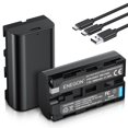thumbnail image 1 of Baterías de Repuesto ENEOGN USB-C NP-F550 2900mAh Carga Directa Paquete Doble Compatible con Sony, 1 of 9