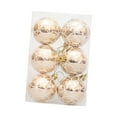 thumbnail image 4 of 6 piezas de adornos de bolas de Navidad perfecl para árboles de Navidad decoración navideña, 4 of 8