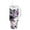 Light Purple and Black Floral, variant on 40 oz Insulated Stainless Steel Tumbler Double Wall Stainless Steel Tumbler with 2-Way Drinking Green and Orange Small Flowers