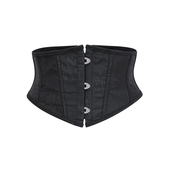 Ltctricy Corset Top for Women Vintage Floral Tie Back Strapless Vintage Waist Trainer Shapewear Bandeau Tops Tube Crop Tops