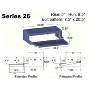 Lippert Components 3711363 Electric Step (Step 26 Series Single with 9510