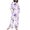 Purple, variant on SnZhen Two Piece Sets for Women Women's Casual Printed Long Sleeved Round Neck Top With Pants Set