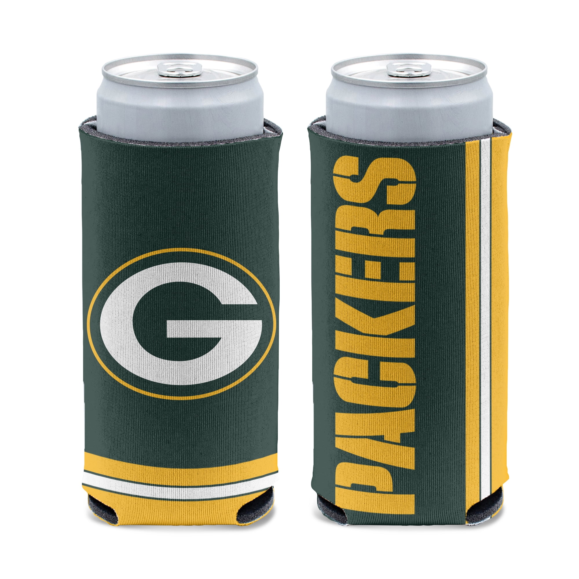 NFL Green Bay Packers Prime 12oz Slim Can Cooler, Collapsible Walmart