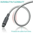 thumbnail image 7 of EMK Digital Optical Audio Toslink Cable - Durable Fiber Optic Cord for Home Theater, Soundbar, TV (3.3 Feet/1M), 7 of 7