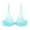 Light Blue, variant on Kureaily Women's Classic Sheer Mesh Lace Bra With Underwire And Thin Cups French Style Lingerie Comfortable Everyday Bras