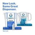 thumbnail image 2 of Brita Small 6 Cup Bright White Denali Water Filter Pitcher with 1 Brita Standard Filter, 2 of 13